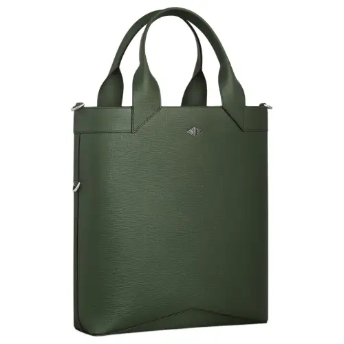 CARTIER Calfskin Tote Bag, Shopping Bag, Shoulder Bag, Crossbody Bag, Handbag Small Men's Green