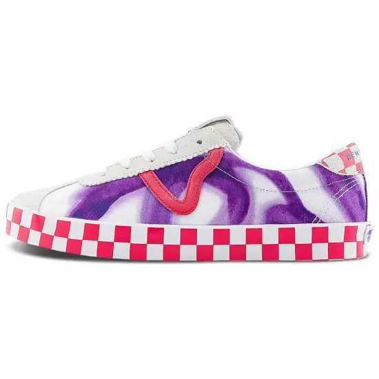 Vans X The Museum Visitor Sport Low 'White Purple Red'