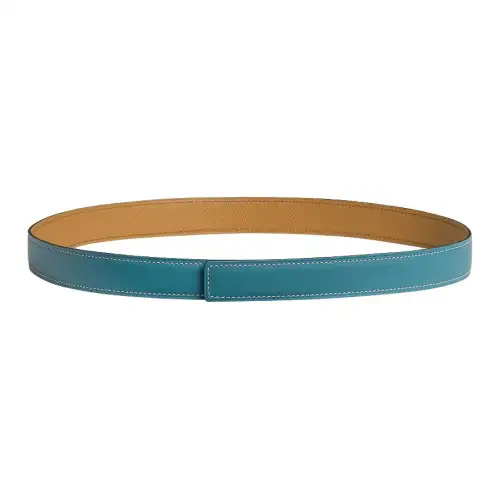 HERMES Leather Belts Women's Width 2.4cm