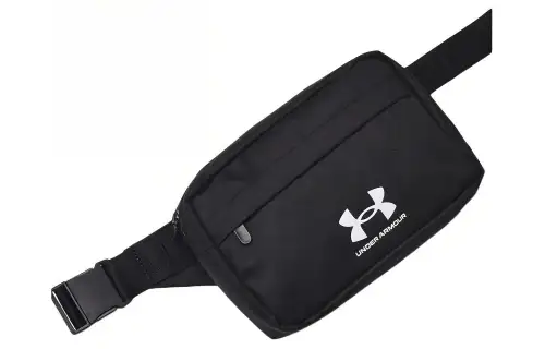 Under Armour Under Armour Polyester Crossbody Bag, Fanny Pack Regular Men's Black & White
