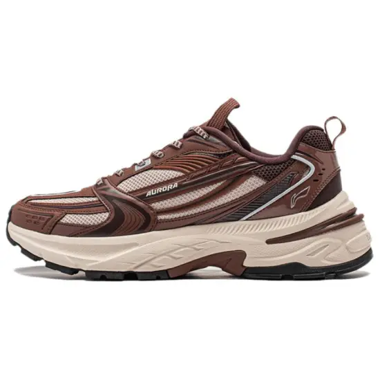 LINING Casual Shoes Men Low-Top Milk Coffee Brown