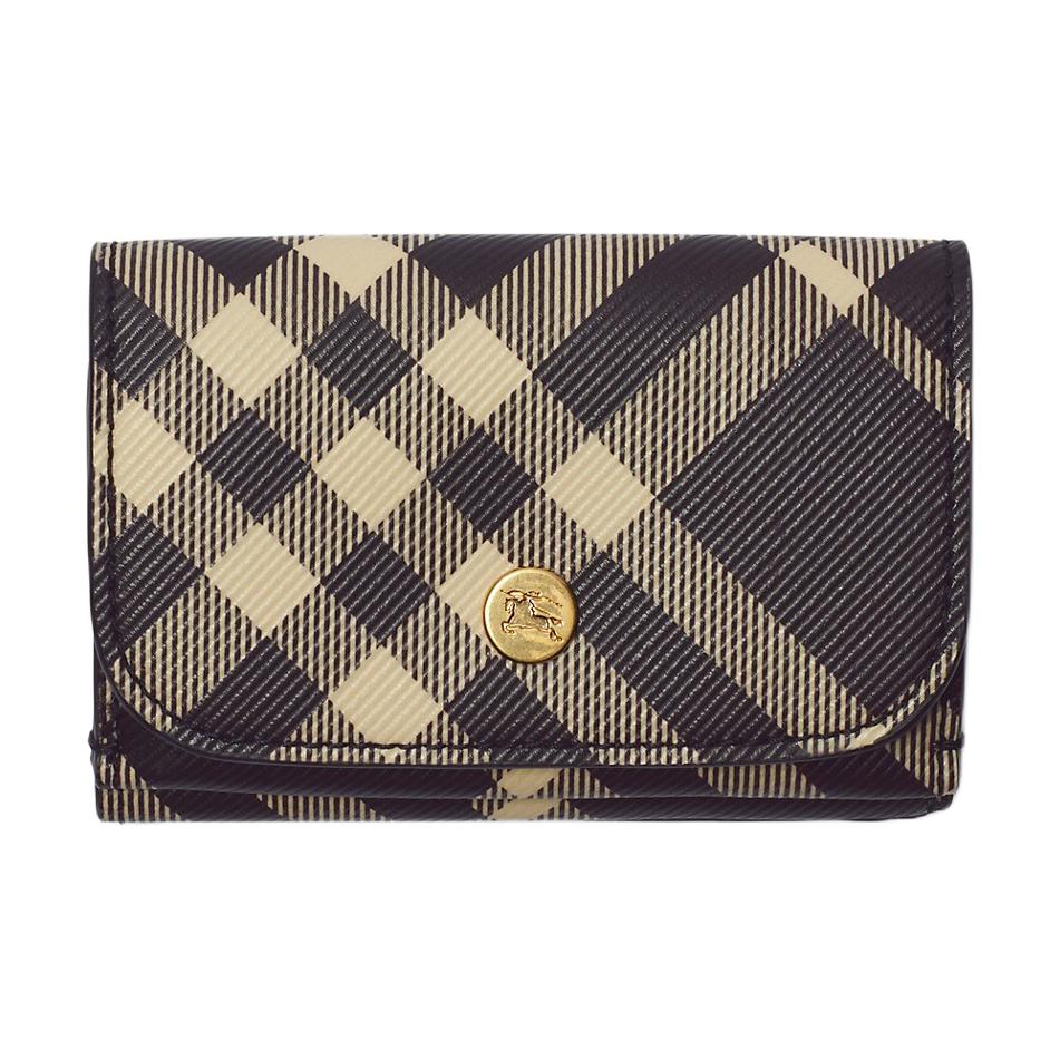 Мужской кошелек Burberry (черный с принтом)