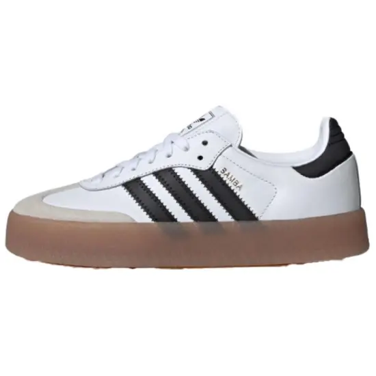 Adidas Originals SAMBAE Skateboard Shoes Unisex Low-Top White/No. 1 Black