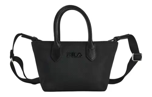 FILA Fabric Handbag, Shoulder Bag Women's Jet Black