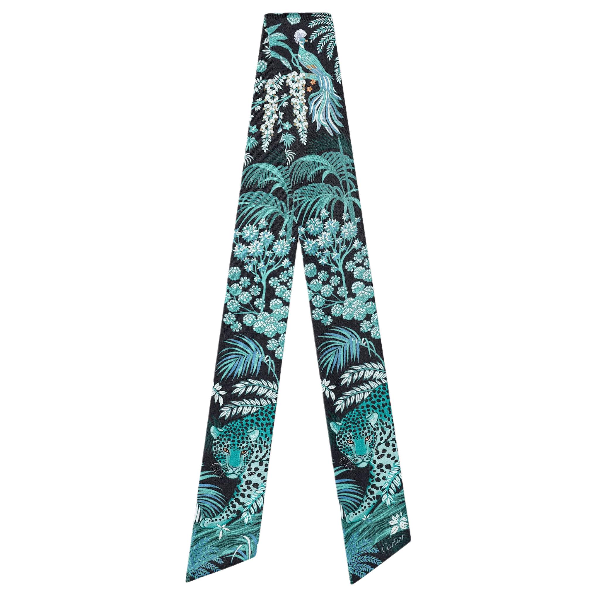 CARTIER Silk Scarves Women's Multicolor