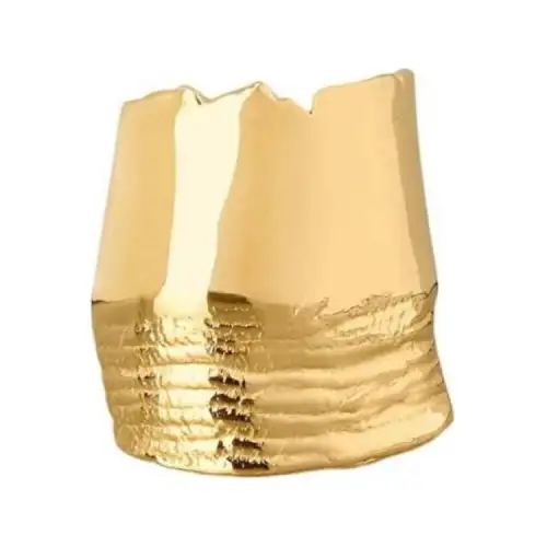 Bottega Veneta Silver Rings Women's Gold