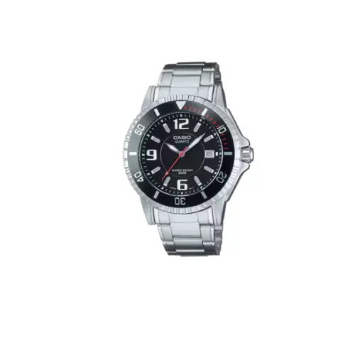 CASIO Unisex Standard Series Black Watch MTD-1053D-1AV