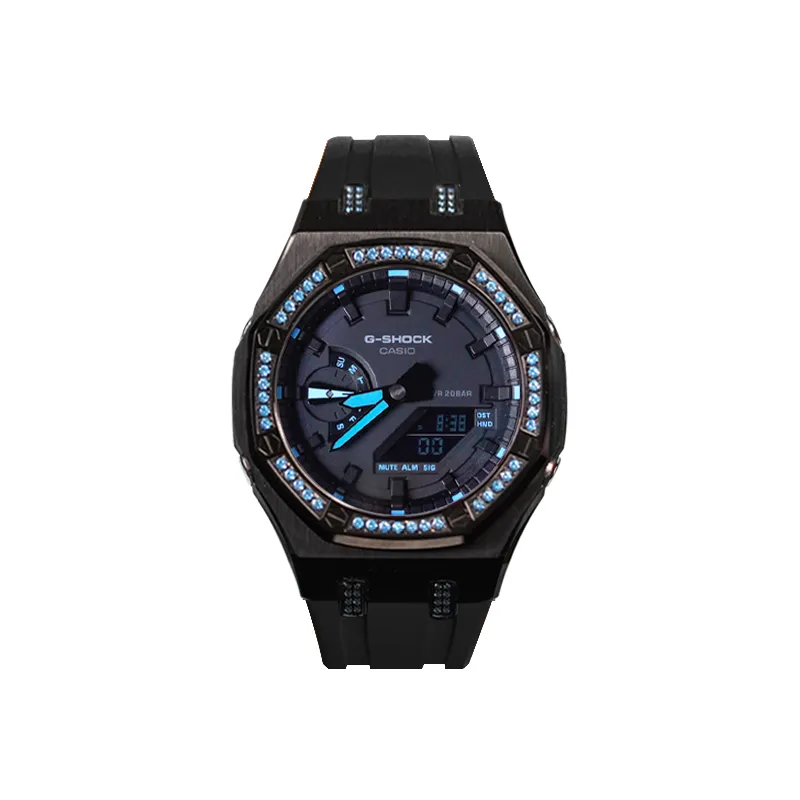 CASIO Unisex Liquid Crystal/Analog Dual Display Series 48.5mm Blue Watch