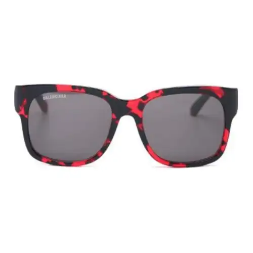 Balenciaga Plastic Square Sunglasses Women's Tortoiseshell