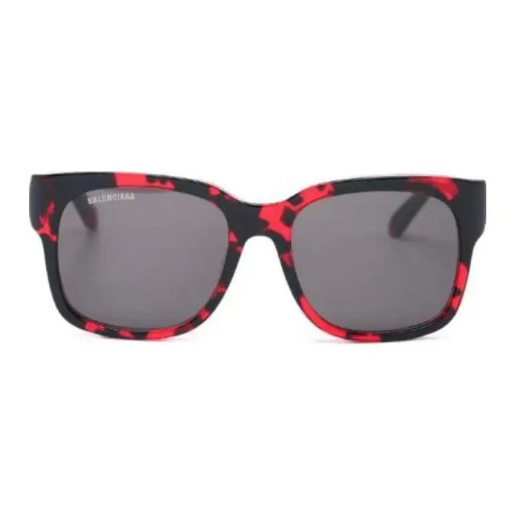 Balenciaga Plastic Square Sunglasses Women's Tortoiseshell