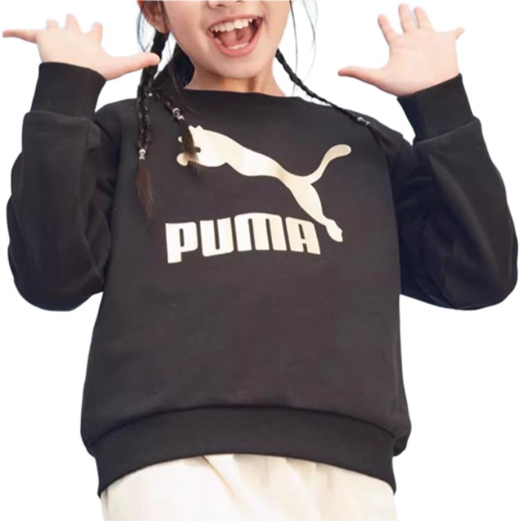 Детская худи PUMA Logo (черный) — фото 3