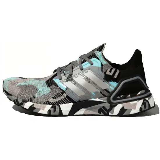 Adidas ULT Running Shoes Unisex Low-top Grey/Black/Green/Silver