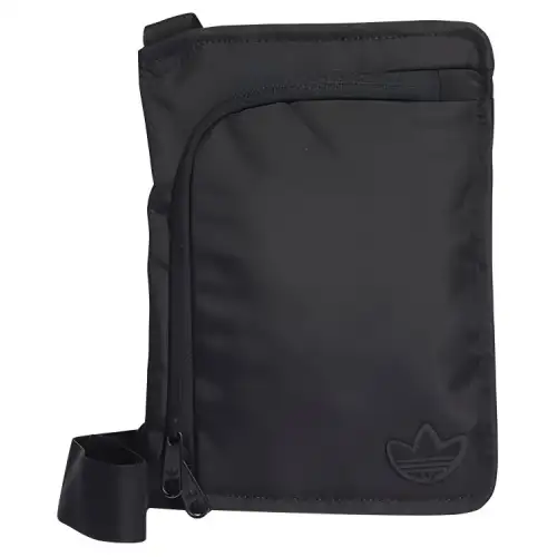 Adidas Originals Nylon Sports Bag, Shoulder Bag, Crossbody Bag Regular Unisex Black