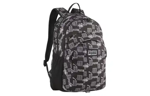 PUMA Polyester Backpack Regular Men's Black Logo