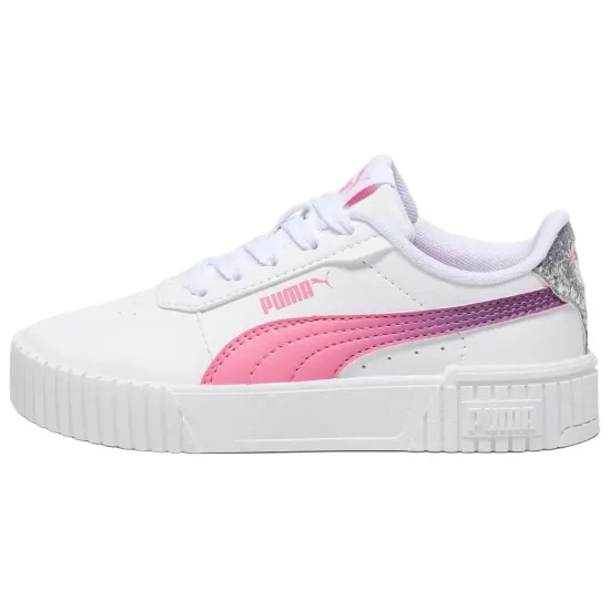 PUMA Carina 2.0 Skateboard Shoes Women's Low-Top White Pink