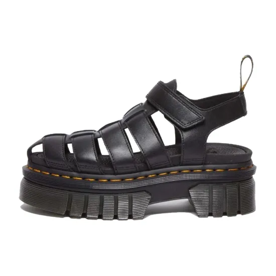 Dr.Martens Ricki Cage Leather Sandals 'Black' Women's