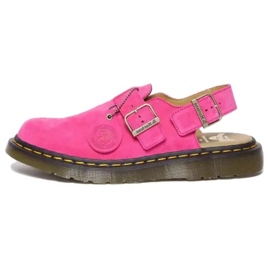 Dr.Martens Slip Resistant Wrap toe Slippers Unisex Pink