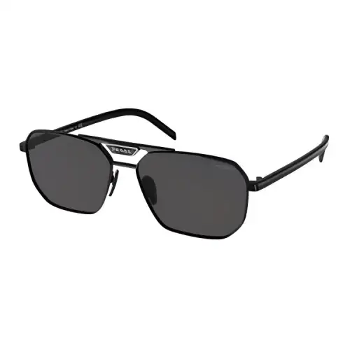 PRADA Aviator Sunglasses Unisex Black