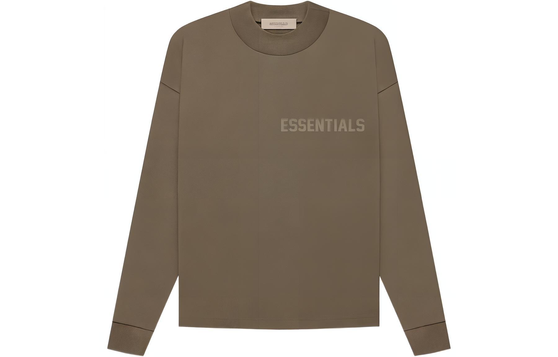 Мужская футболка Fear of God Essentials (коричневая)