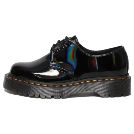 Dr.Martens 1461 Bex 3 Eye Shoe 'Black Rainbow' Women's