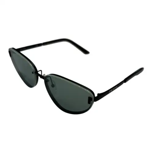 PRADA Irregular Shape Sunglasses Unisex Black