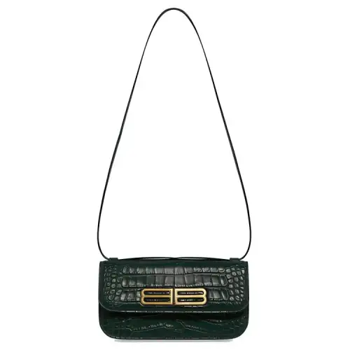 Balenciaga Gossip Shoulder Bag Small Forest Green