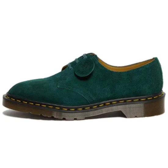 Dr.Martens 1461 Made In England Suede Oxford Shoes 'Green'