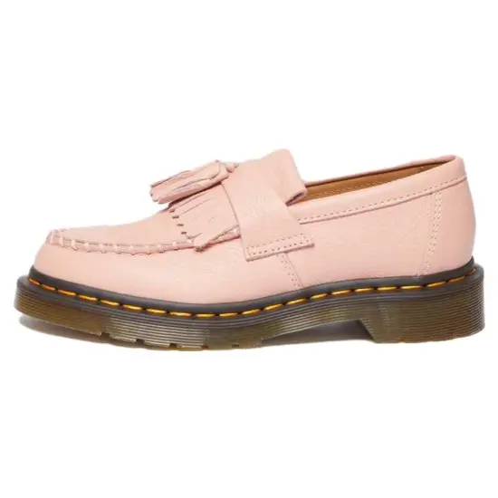 Dr.Martens Adrian Virginia Leather Tassel Loafers 'Peach Beige' Women's