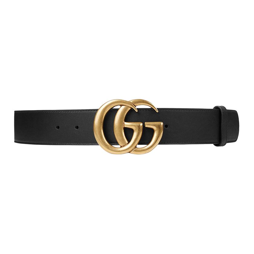 Ремень Gucci GG Marmont G 4cm (черный)