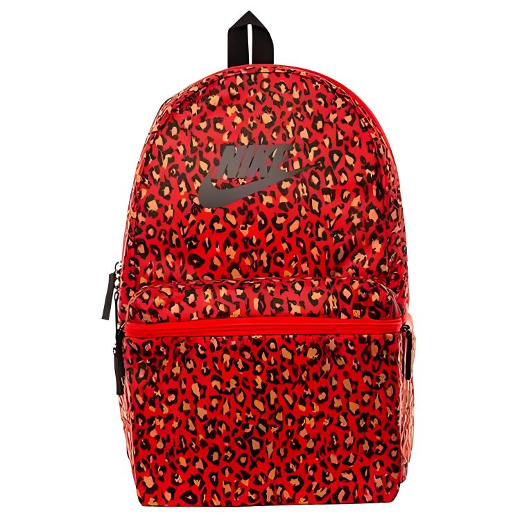 Рюкзак Nike Leopard Print Backpack (красный леопардовый)