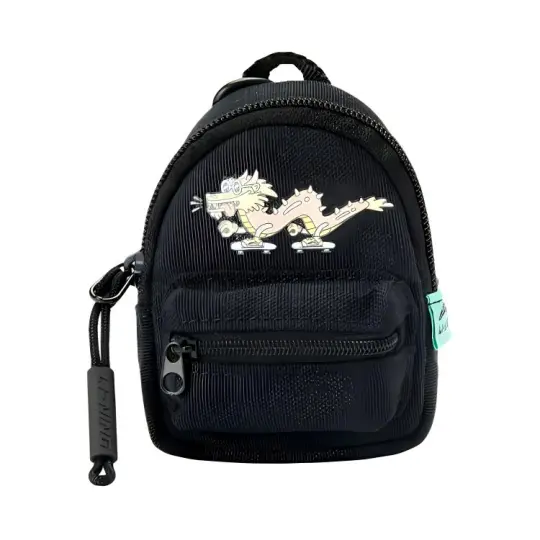 Li Ning Li Ning X Steven Harrington Zip Closure Fabric Earphone Case Regular Unisex Black