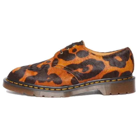 Dr.Martens 1461 Casual Shoes Unisex Low-Top Leopard Print