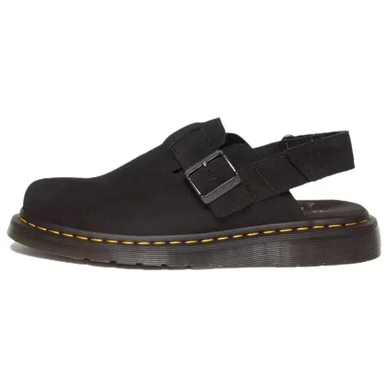 Dr.Martens Jorge Ii Suede Slingback Mules 'Black'