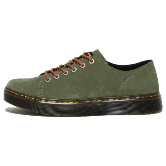 Dr.Martens Dante Suede Leather Shoes 'Khaki Green'