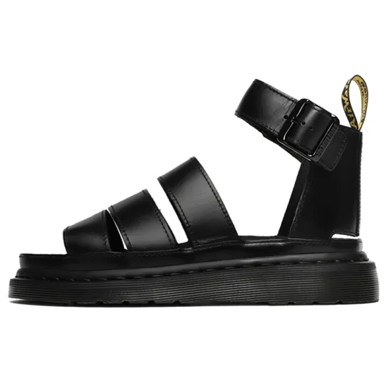 Dr.Martens Vintage Platform Hollowed Sandal Black Women's