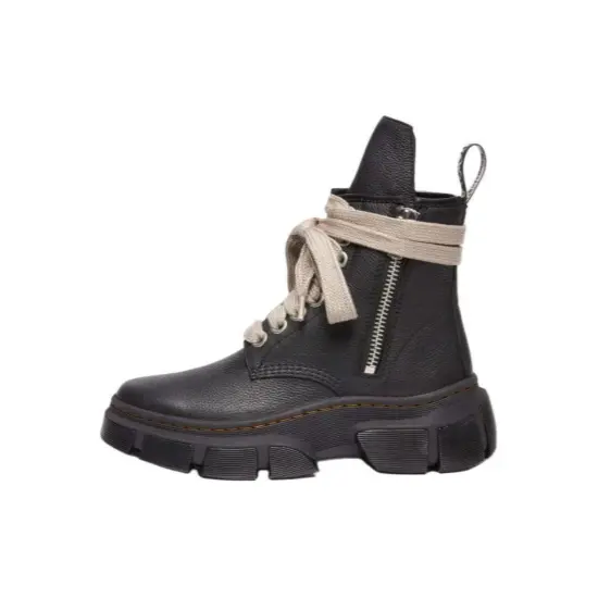 Dr. Martens 1460 DMXL Jumbo Lace Zip Boot Rick Owens Black