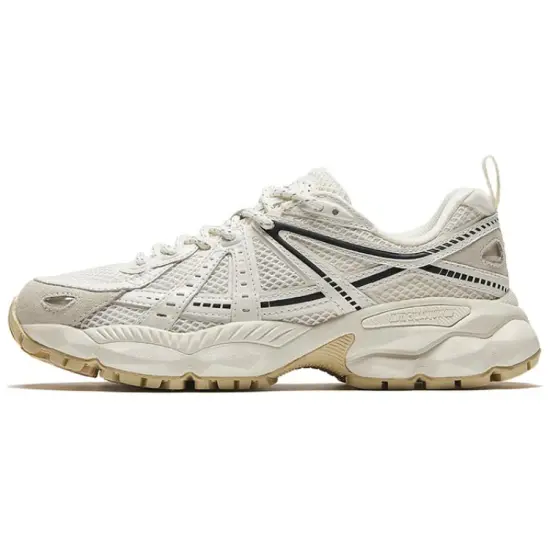 ANTA Champion Series Running Shoes Women's Low-Top Ivory White/Basic Black