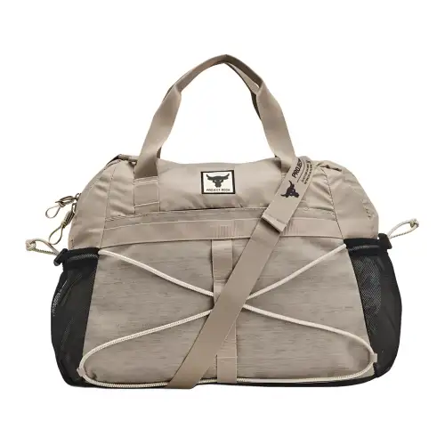 Under Armour Under Armour Polyester With Nylon Portable One Shoulder Crossbody Gym Bag Small Women's Taupe & Black