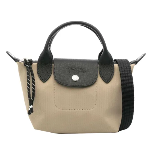 LONGCHAMP Le Pliage Energy Recycled Canvas Shoulder Bag, Crossbody Bag, Handbag Mini Women's Clay