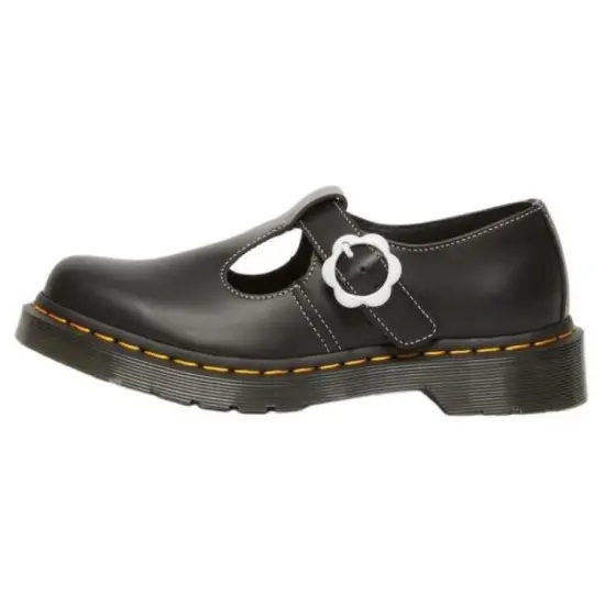 Dr.Martens Polley Smooth Leather Mary Janes 'Black' Women's
