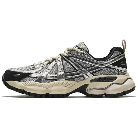 ANTA Champion Series Running Shoes Women's Low-Top Silver/Basic Black