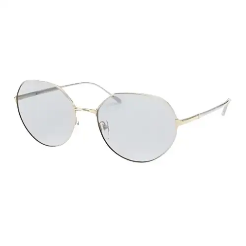 PRADA Oval Sunglasses Unisex Gold