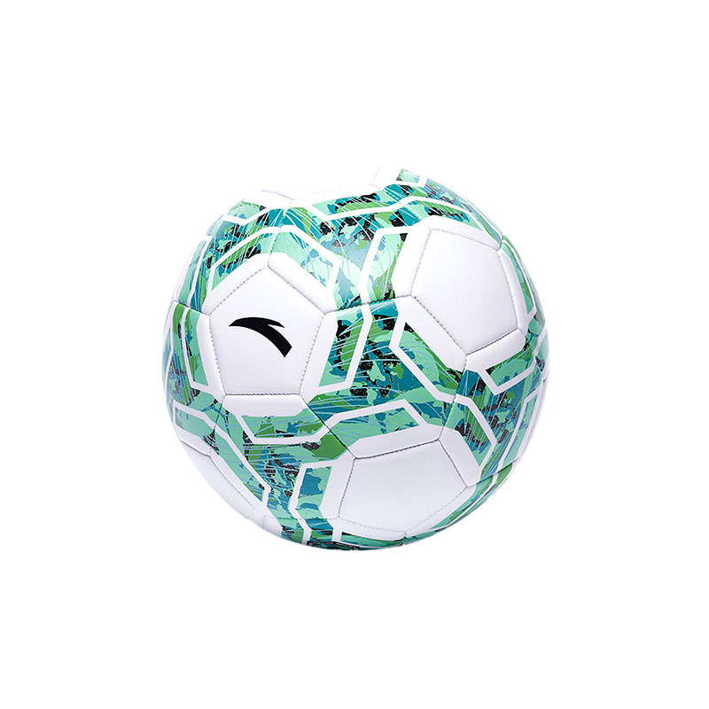 Anta Size 5 Soccer Ball PVC Machine Stitched Soccer Ball Unisex Green