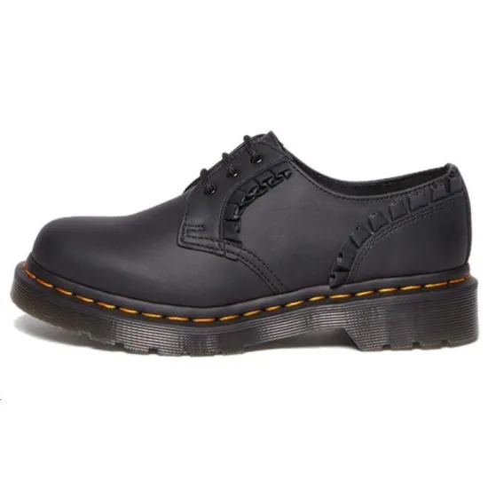 Dr.Martens 1461 Frill Nappa Leather Oxford Shoes 'Black' Women's