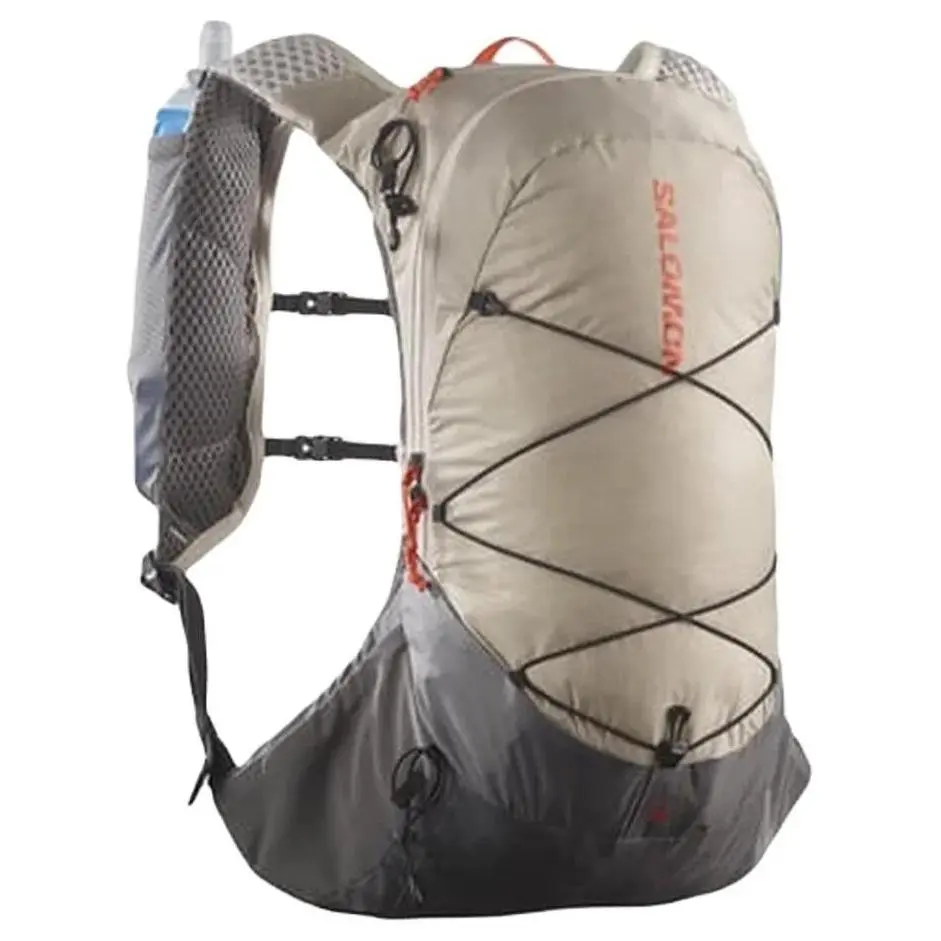 SALOMON 10L Mountaineering Hiking Short Distance Outdoor Bag Polyester Feather Gray/Black Unisex