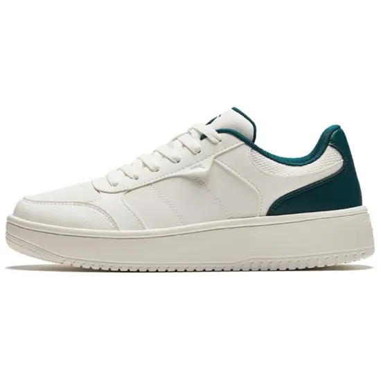 ANTA Life Collection Skateboard Shoes Men Low-Top Ivory White/Jasper