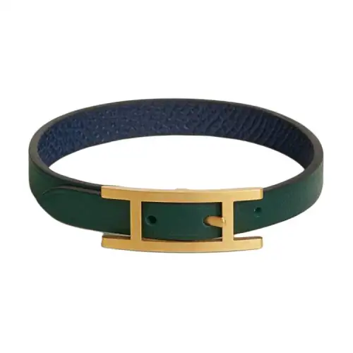 HERMES Behapi Wristband, Hand Jewelry Men's Green