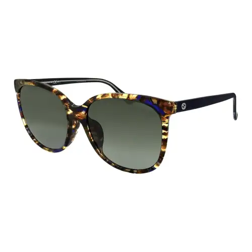 GUCCI Plastic Cat Eye Sunglasses Unisex Tortoiseshell
