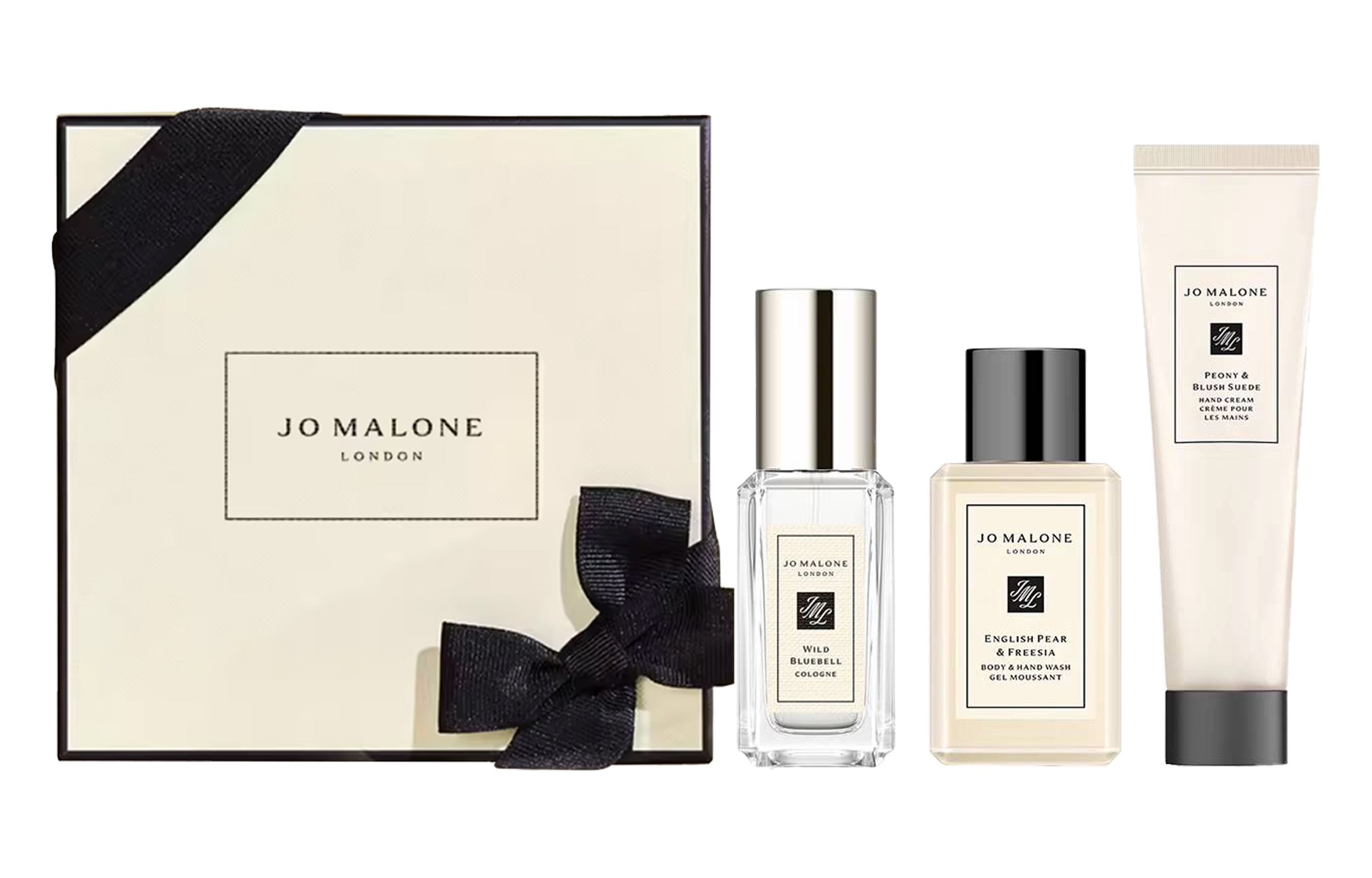 Classic perfumed set, gift box, perfume, shower gel, velvet hand cream, sample, 9 ml, Great Britain, 15 ml, 15 ml