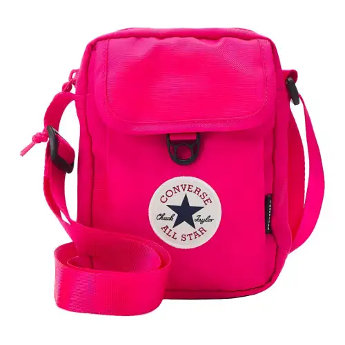 Converse Polyester Shoulder Bag, Crossbody Bag Regular Unisex Rose Red